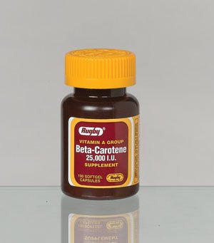 Actavis Dietary Supplement Beta Carotene 25000 IU Strength Capsule 100 per Bottle - 536490201