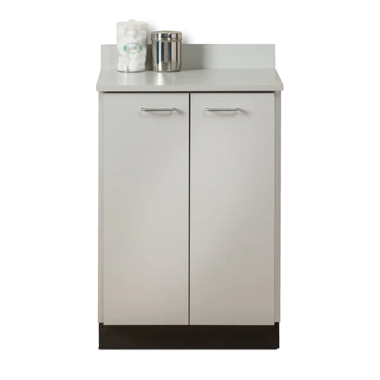 Clinton Industries - Base Cabinet with Sink Floor Standing Laminate No Drawers 2 Shelves Without Lock - 8024-0GR-1GR-022