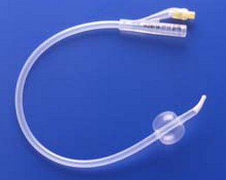 Rusch - Foley Catheter 2-Way Coude Tip 5 cc Balloon 24 Fr. Silicone - 171305240
