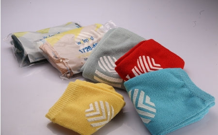 Welmed Slipper Socks X-Large Gray Ankle High - 1720-409