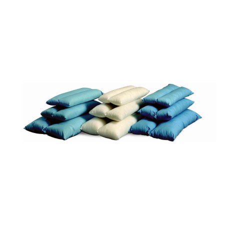 ProRest - Heel Positioning Pillow 11 X 18 X 3-1/2 Inch Light Blue Reusable - Medline - MDT823300M