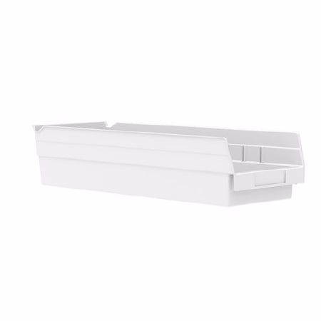 Akro-Mils Akro-Mils Shelf Bin White Industrial Grade Polymers 4 X 6-5/8 X 17-7/8 Inch - 30138WHITE