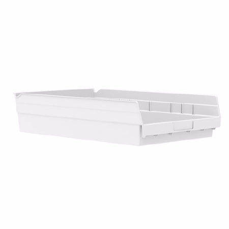Akro-Mils - Shelf Bin White Industrial Grade Polymers 4 X 11-1/8 X 17-7/8 Inch - 30178WHITE