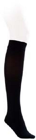 BSN Medical JOBST Opaque Compression Stockings Knee High X-Large / Petite Black Closed Toe - 115611