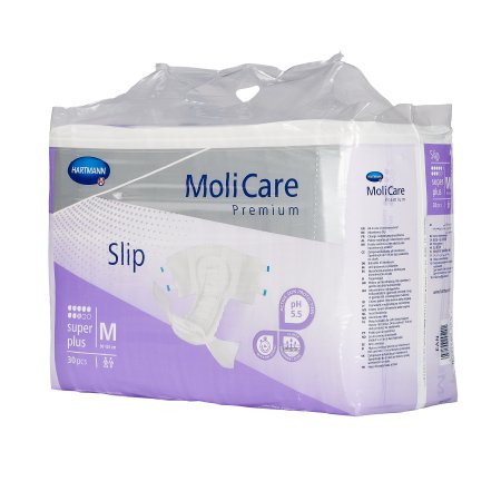 Hartmann MolicarePremium Super Plus Adult Incontinent Brief Tab Closure Medium Disposable Heavy Absorbency - 169650