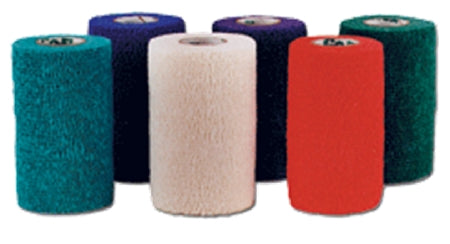 Andover Coated Products Co-Flex·Med Cohesive Bandage 2 Inch X 5 Yard Standard Compression Self-adherent Closure Teal NonSterile - 7200TE