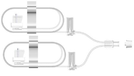 EMED Technologies SAF-Q Subcutaneous Infusion Set 27 Gauge 6 mm 36 Inch Tubing Without Port - SAF-Q-206-G27