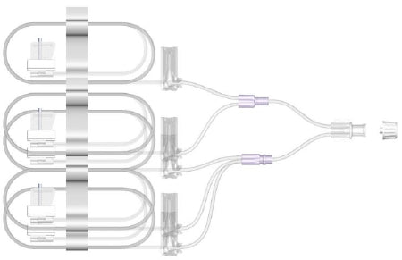 EMED Technologies SAF-Q Subcutaneous Infusion Set 27 Gauge 9 mm 36 Inch Tubing Without Port - SAF-Q-209-G27