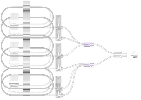 EMED Technologies Sub-Q Subcutaneous Infusion Set 24 Gauge 12 mm 36 Inch Tubing Without Port - SUB-112-G24