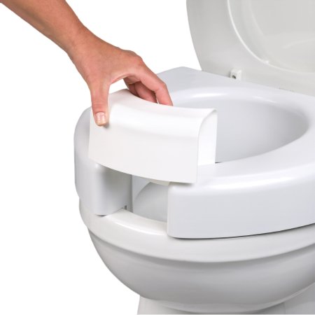 Maddak - Bariatric Raised Toilet Seat 3 Inch Height White 600 lbs. Weight Capacity - 725790002