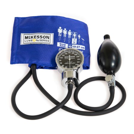 McKesson LUMEON - Aneroid Sphygmomanometer Unit 2-Tubes Small Adult / Child Small Cuff - 01-700-10SARBGM