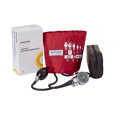 McKesson LUMEON - Aneroid Sphygmomanometer Unit 2-Tubes Adult Large Cuff - 01-700-12XBDGM