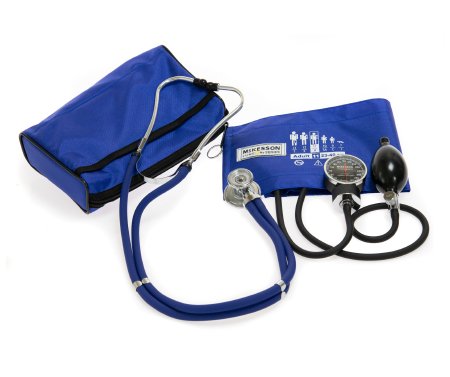McKesson LUMEON Aneroid Sphygmomanometer/Sprague Kit Adult Arm - 01-768-641-11ABKG