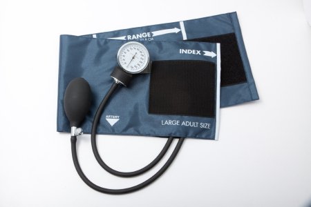 McKesson McKesson Aneroid Sphygmomanometer Pocket Style Hand Held 2-Tube Adult, Large Adult Size Arm - 01-775-12XNG