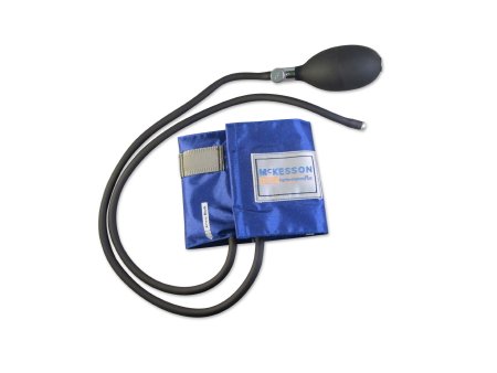 McKesson McKesson LUMEON Blood Pressure Cuff, 2 Tube with Inflation Kit Adult Arm Small 19 - 27 cm Nylon - 01-865-10SARBG