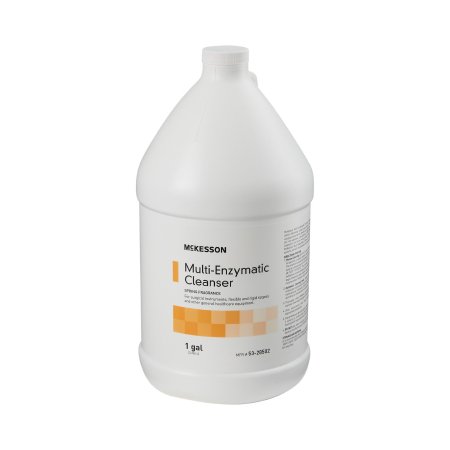 McKesson - Multi-Enzymatic Instrument Detergent Liquid 1 gal. Jug Spring Fresh Scent - 53-28502