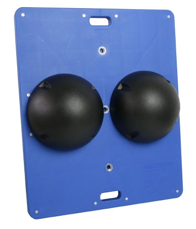 CanDo Balance Board - Lower Body Balance Trainer Advanced Beveled Bottom Rocker - 10-1102
