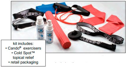 Cando - Knee and Hip Rehab Kit - 10-5168