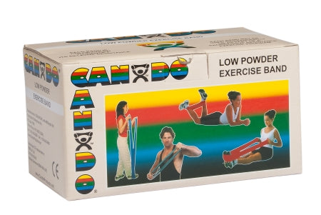 Fabrication Enterprises CanDo Low Powder Exercise Resistance Band Tan 6 Yard 2X-Light Resistance - 1209228