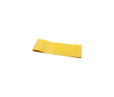 CanDo Low Powder - Exercise Resistance Band Loop Yellow 3 X 10 Inch X-Light Resistance - 10-5251