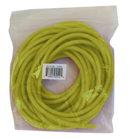 Fabrication Enterprises CanDo Low Powder Exercise Resistance Tubing Yellow 25 Foot Length X-Light Resistance - 1319165