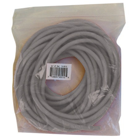 CanDo Low Powder - Exercise Resistance Tubing Silver 25 Foot Length 2X-Heavy Resistance - 10-5516
