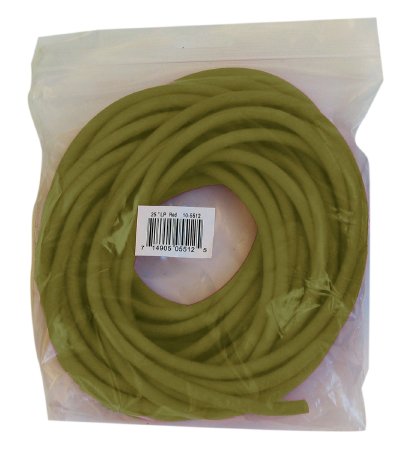 Fabrication Enterprises CanDo Low Powder Exercise Resistance Tubing Gold 25 Foot Length 3X-Heavy Resistance - 1321357