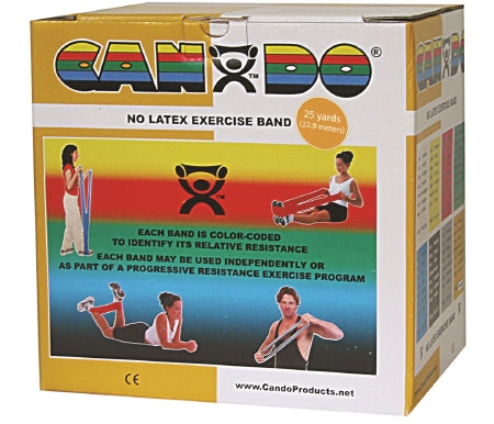 CanDo - Exercise Resistance Band Gold 5 Inch X 25 Yard 3X-Heavy Resistance - 10-5637