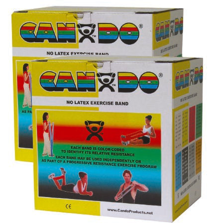 CanDo - Exercise Resistance Band Yellow 5 Inch X 50 Yard X-Light Resistance - 10-5651