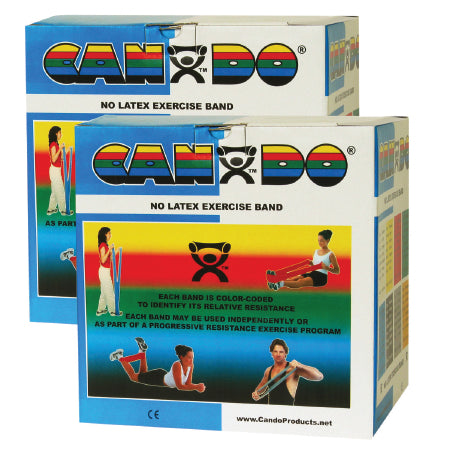 Fabrication Enterprises CanDo Exercise Resistance Band Blue 5 Inch X 50 Yard Heavy Resistance - 1371396