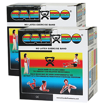 CanDo - Exercise Resistance Band Black 5 Inch X 50 Yard X-Heavy Resistance - 10-5655