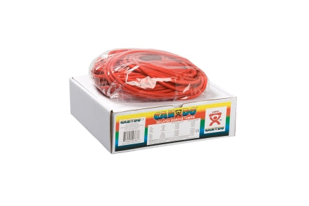 Fabrication Enterprises CanDo Exercise Resistance Tubing Red 100 Foot Length Light Resistance - 1396232