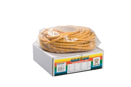 Fabrication Enterprises CanDo Exercise Resistance Tubing Gold 100 Foot Length 3X-Heavy Resistance - 1398058