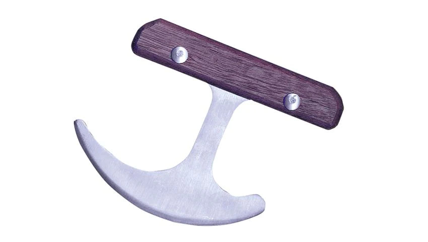 AliMed - Knife Alimed Single Edge Blade Silver / Brown Stainless Steel / Wood - 80347