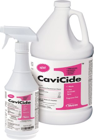 Metrex Research CaviCide1 Surface Disinfectant Cleaner Liquid 24 oz. Bottle Alcohol Scent - 13-5024