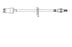 ICU Medical Extension Set 7 Inch Tubing 1 Port 0.68 mL Priming Volume DEHP-Free - B33001