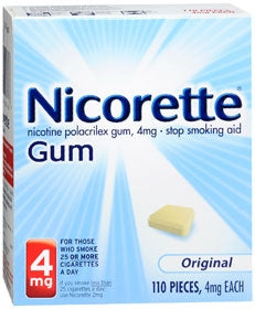 Nicorette - Stop Smoking Aid 4 mg Strength Gum - 00135015807