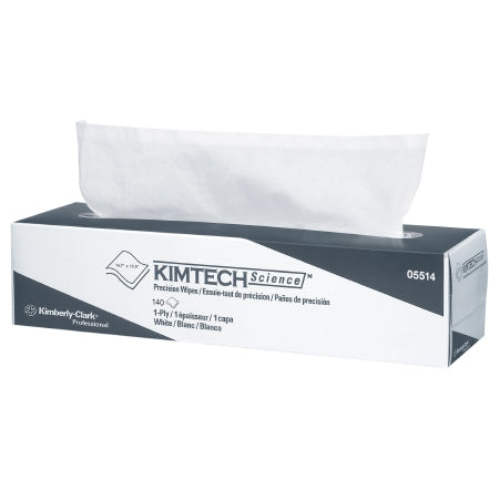 Kimberly Clark KIMTECH SCIENCE Precision Task Wipe Light Duty White NonSterile 1 Ply Tissue 14-7/10 X 16-3/5 Inch Disposable - 5514