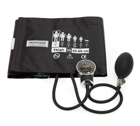 McKesson McKesson LUMEON Aneroid Sphygmomanometer Pocket Style Hand Held 2-Tube Thigh Size Thigh - 01-720-13TBRG