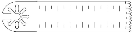Conmed/Linvatec Hall Saw Blade - 507113400