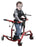 Drive Medical Comet Anterior Gait Trainer Aluminum Frame 100 lbs. Weight Capacity 17 to 20 Inch Height - CO 2200