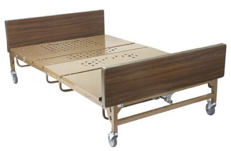 Drive Medical Electric Bed Bariatric Full 88 Inch Split Pan Deck 18-1/4 to 26-1/4 Inch Height Range - 15303BV-PKG