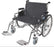 Drive Medical Sentra EC Bariatric Wheelchair Full Length Arm Padded, Removable Arm Style Spoke Wheel Black 28 Inch Seat Width 700 lbs. Weight Capacity - STD28ECDFA