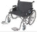 Drive Medical Sentra EC Bariatric Wheelchair Full Length Arm Padded, Removable Arm Style Spoke Wheel Black 30 Inch Seat Width 700 lbs. Weight Capacity - STD30ECDFA