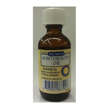 Humco Wintergreen Oil Topical Pain Relief 98% Strength Methyl Salicylate Solution 2 oz. - 0395-1667-16
