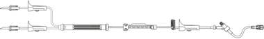 B. Braun Infusomat Space Pump Pump Set 120 Inch Tubing 1 Port - 490105