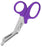 Prestige Medical Prestige Medical Utility Scissors Nurse 5-1/2 Inch Length Stainless Steel / Plastic Finger Ring Handle Angled Blunt/Blunt - 870-GBL
