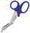 Prestige Medical Prestige Medical Utility Scissors Nurse 5-1/2 Inch Length Stainless Steel / Plastic Finger Ring Handle Angled Blunt/Blunt - 870-GBL