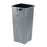 Saalfeld Redistribution Untouchable Trash Can 23 gal. Square Gray LLDPE Open Top - FG356988GRAY