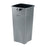 Rubbermaid Untouchable - Trash Can 23 gal. Square Gray LLDPE Open Top - FG356988GRAY